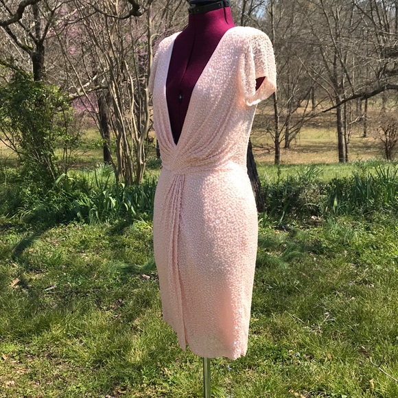 Vintage Dresses & Skirts - Vintage Beaded Prom Cocktail Dress